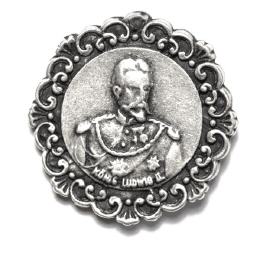 Münze Ludwig II gerahmt